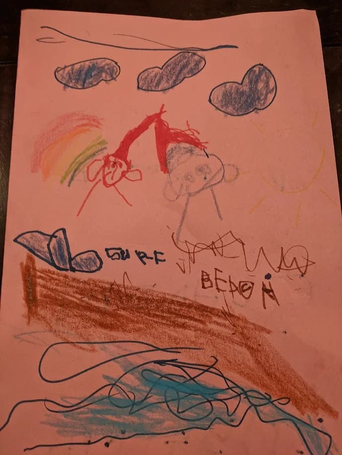 Artwork by a young patient