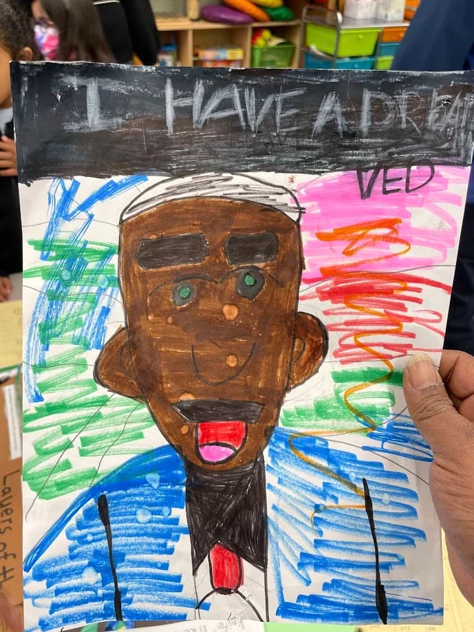 Artwork by a young patient - I Have a Dream