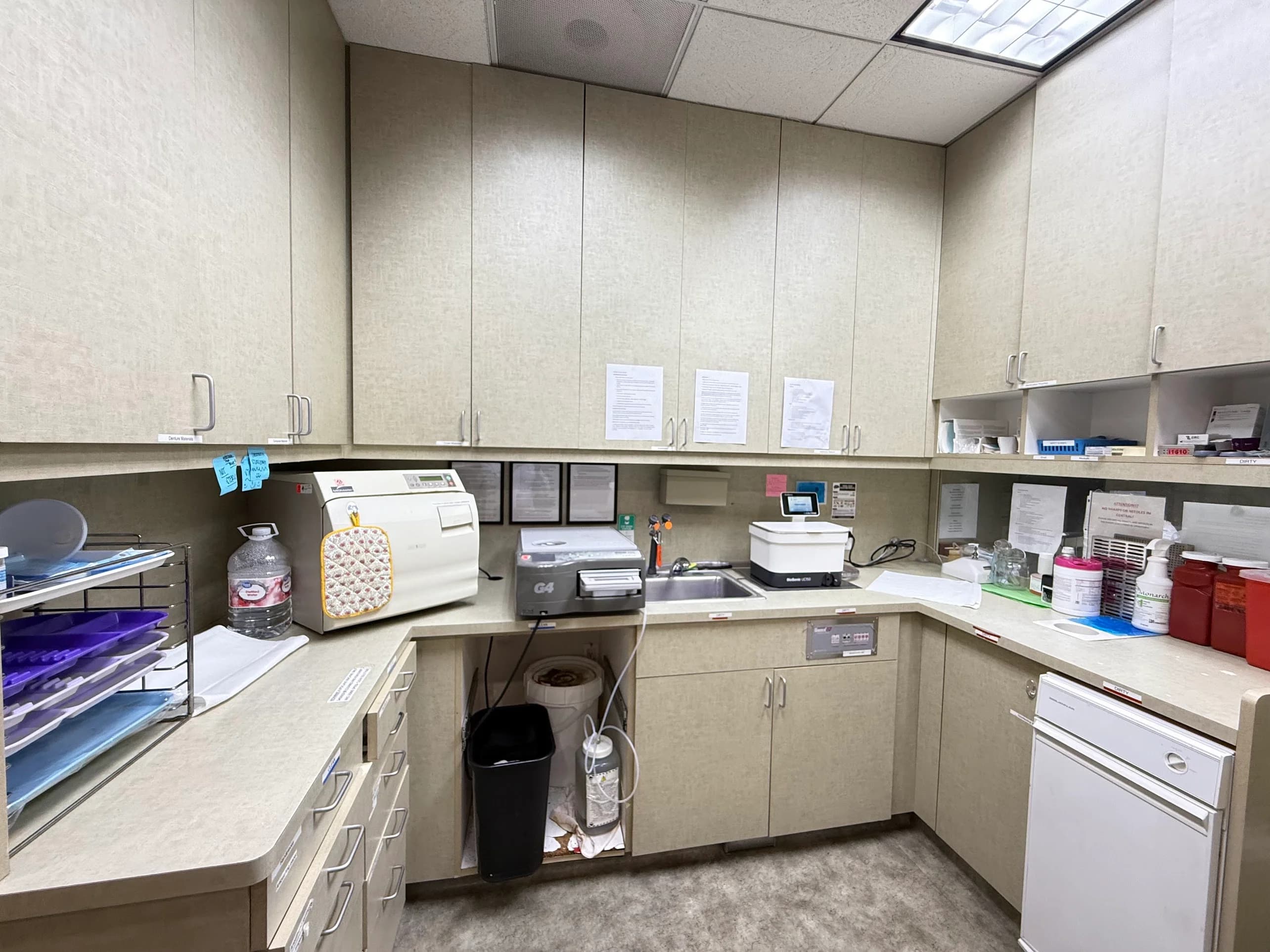 Lab area with modern equipment