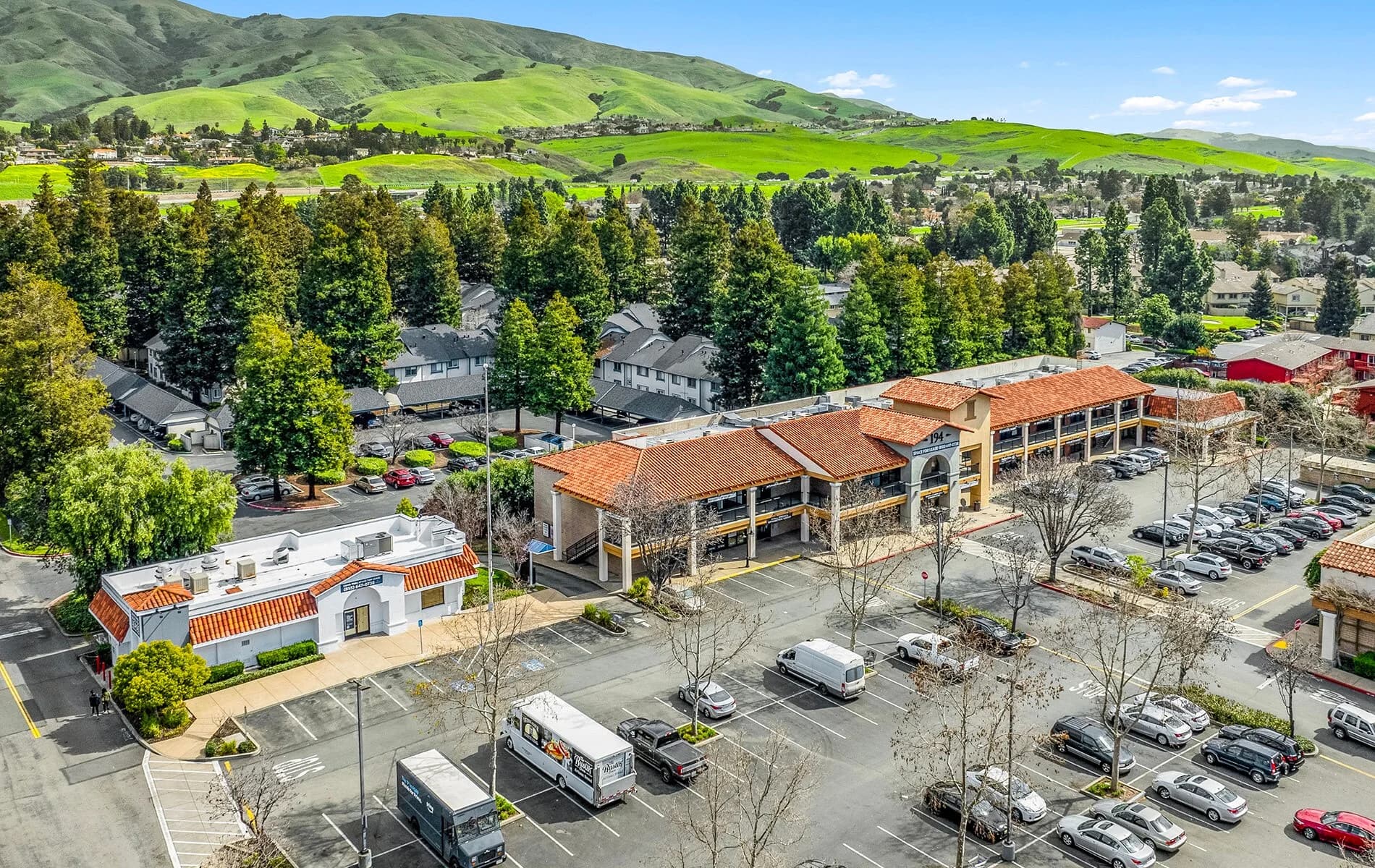 Fremont Town Center plaza view