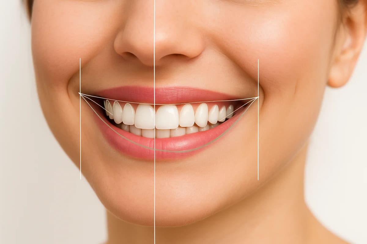 Natural cosmetic dentistry results