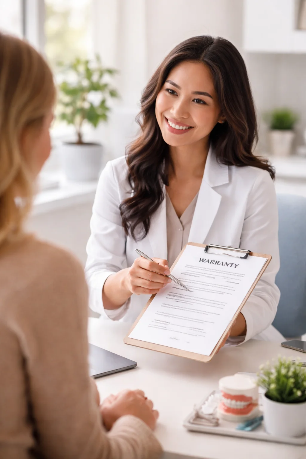 Warranty and peace of mind at Designing Smiles